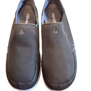 Olukai Men's Nohea Mesh Shoes - Color: Mustang and Lime